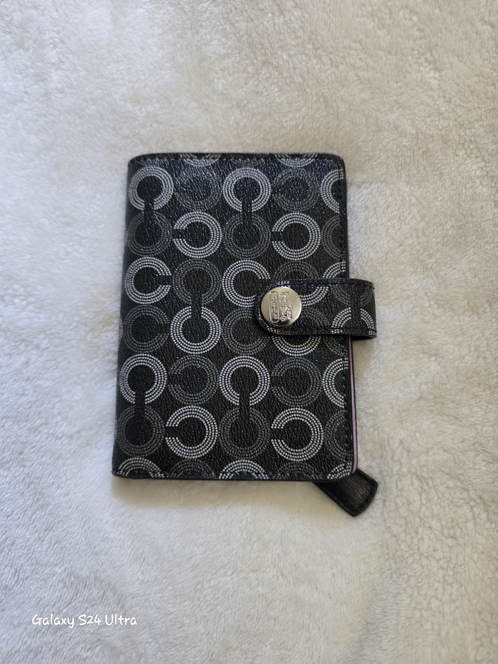 Coach Black Signature Wallet